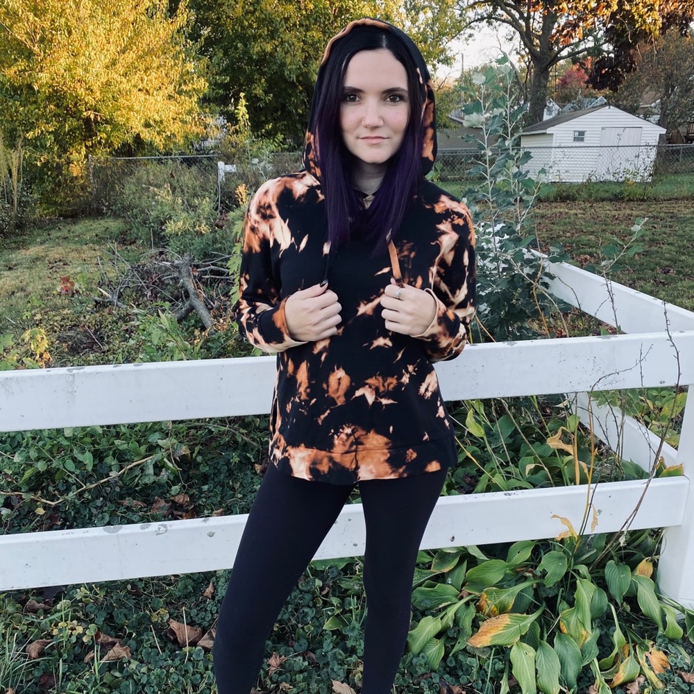 Bleached hoodie
